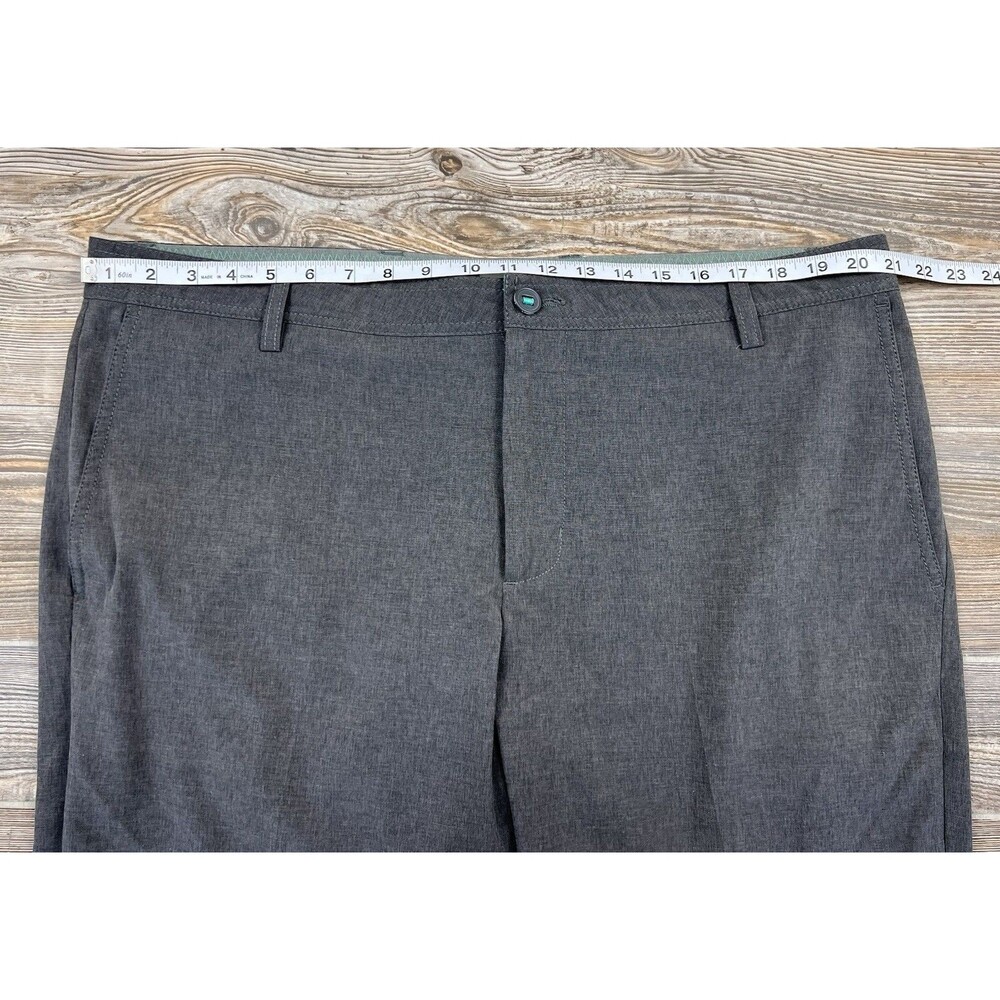 Linksoul Golf Pants Mens 40/29 Gray Lightweight Stretch Flat Front Casual - Picture 8 of 13